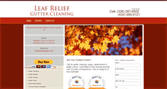 Desktop Screenshot of leafreliefguttercleaning.com